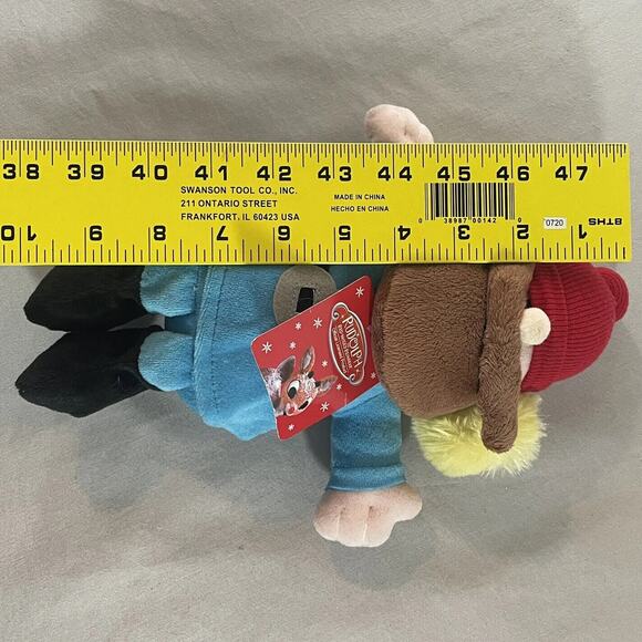 Dan Dee Yukon Cornelius Rudolph Plush 10 in Stuffed Toy Earmuffs w/ Tag CVS - Picture 8 of 13